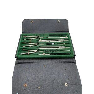 Vintage Bear Brand Drafting Drawing Set Made In Germany #320